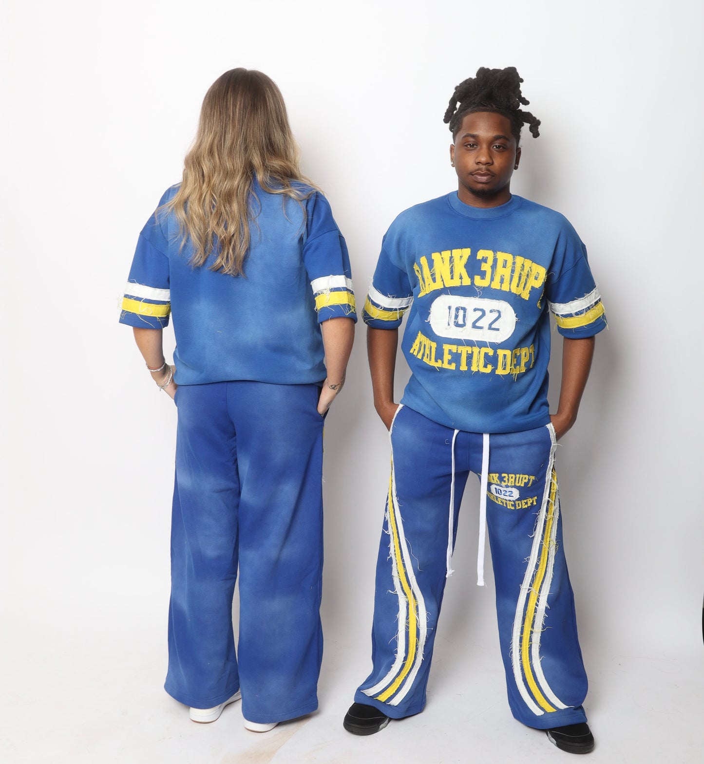 Blue joggers